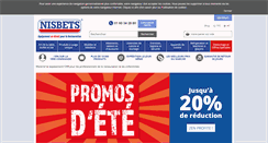 Desktop Screenshot of nisbets.fr
