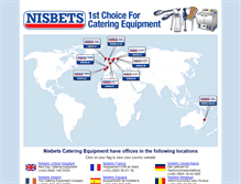 Tablet Screenshot of nisbets.com