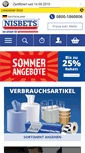 Mobile Screenshot of nisbets.de